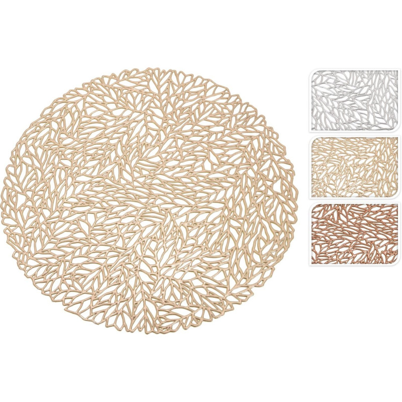 Underlägg Runt Koppar 38 cm