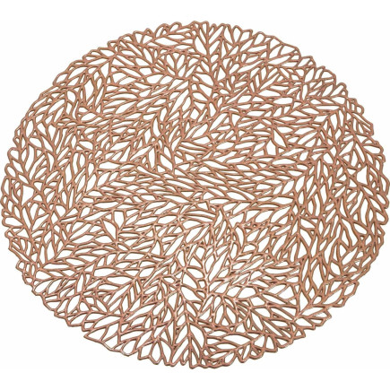 Underlägg Runt Koppar 38 cm