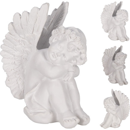 Ängel Flicka Vit/guld