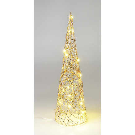 Julkon med LED-belysning Belysning Timer 40 cm