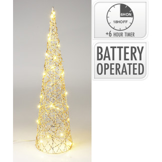 Julkon med LED-belysning Belysning Timer 60 cm