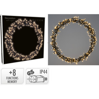 LED Krans Belysning 48 cm Ute/Inne