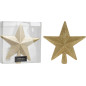 Stjärna Julgransstjärna Toppstjärna Guld 19 cm
