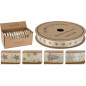 Band Textil Vitt Jul 8 meter