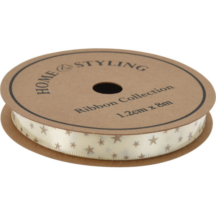 Band Textil Vitt Jul 8 meter