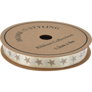 Band Textil Vitt Jul 8 meter