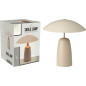 Bordslampa Beige Lampa Metall 31 cm