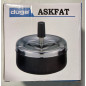 Askfat snurr metall 11x10cm askkopp