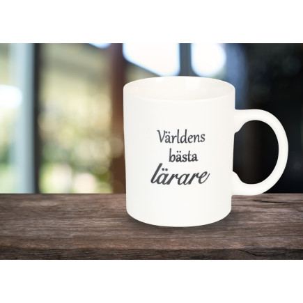 Mugg Världens bästa lärare