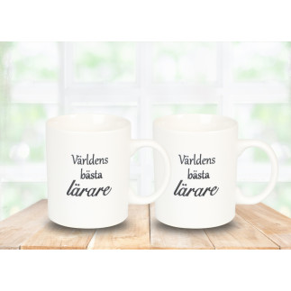 Mugg Världens bästa lärare