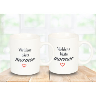 Mugg Världens bästa mormor