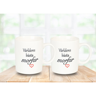 Mugg Världens bästa morfar