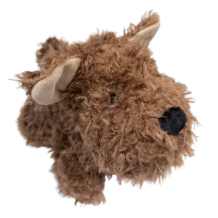 Dörrstopp Dekoration Hund Mörkbrun