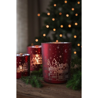 Majas Cottage Lykta Jul Winter Cottage 10x12 cm