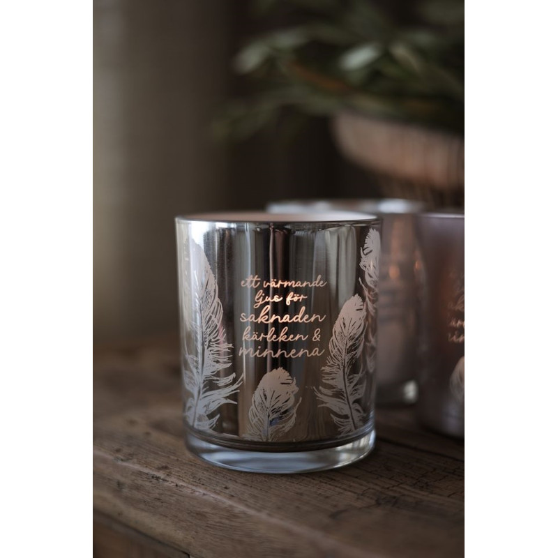 Majas Cottage Lykta Saknaden Kärleken Minnena Silver Majas Cottage Lykta Saknaden Kärleken Minnena Silver