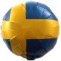 Folieballong 45cm ballong svenska flaggan student
