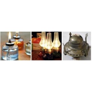 Veke 2x19cm fotogenlampa oljelampa