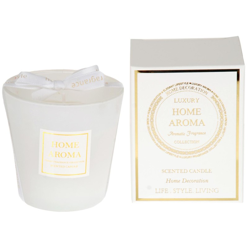 Doftljus Cotton vit i presentask