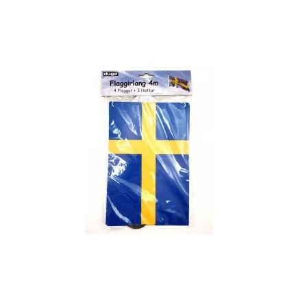 Flaggspel Student 4 meter girlang