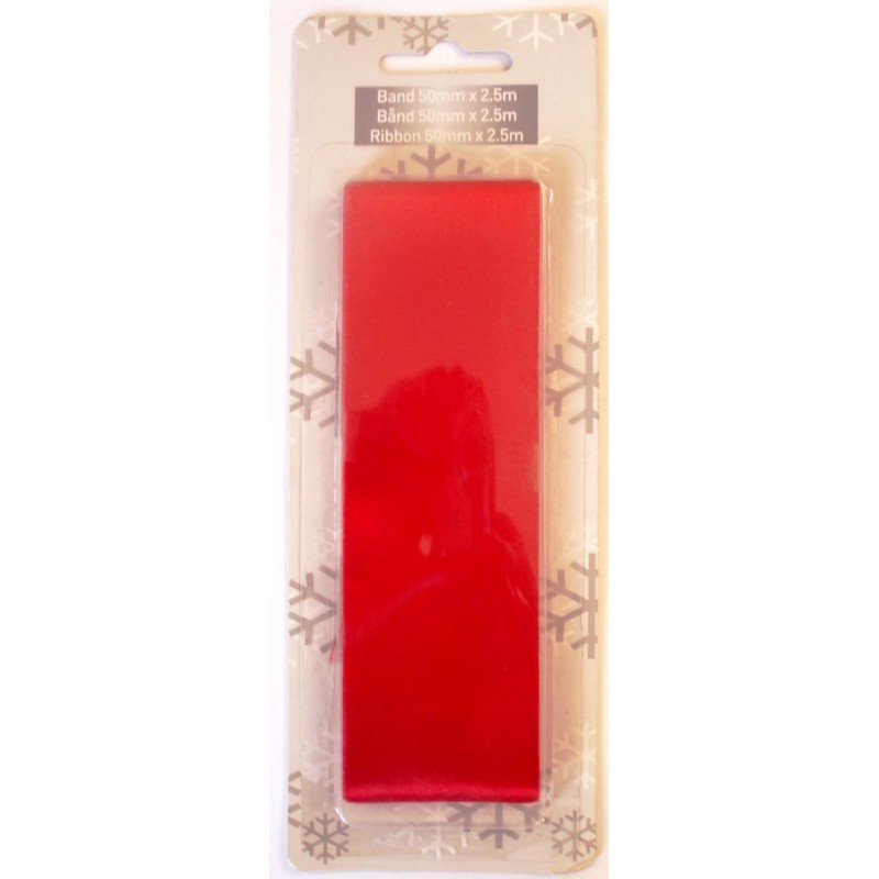 Band rött Siden 2,5 meter