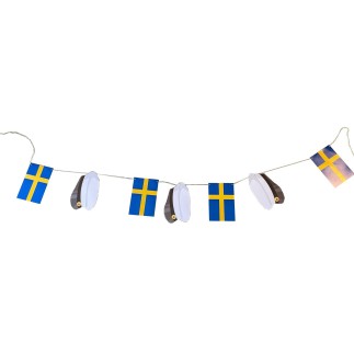 Flaggspel Student 4 meter girland