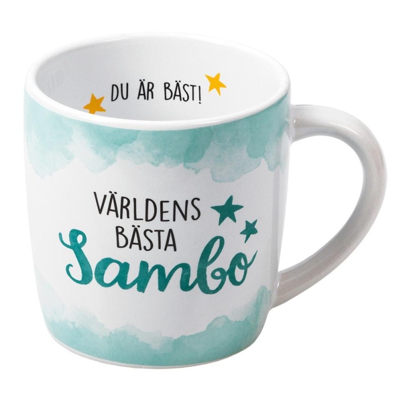 Mugg VÄRLDENS BÄSTA SAMBO Mugg VÄRLDENS BÄSTA SAMBO