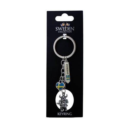 Nyckelring Souvenir Viking med hammare