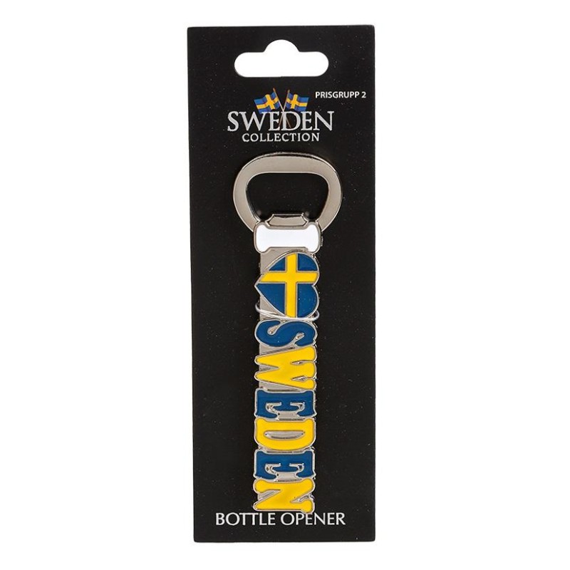 Magnet Souvenir Kapsylöppnare I Love Sweden Magnet Souvenir Kapsylöppnare I Love Sweden