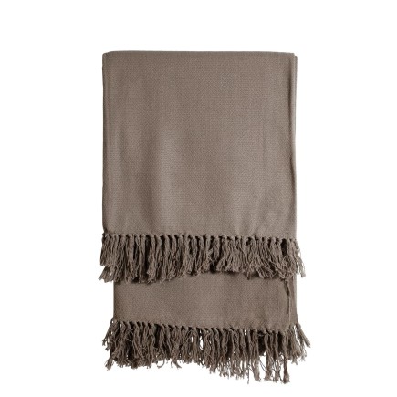 Pläd Greige Chenille 140x170 cm