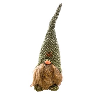 Tomte Textil Grön 42 cm