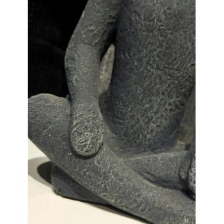 Figur Meditation Svart 28 cm