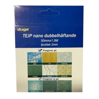 Tejp Dubbelhäftande 1,5 m