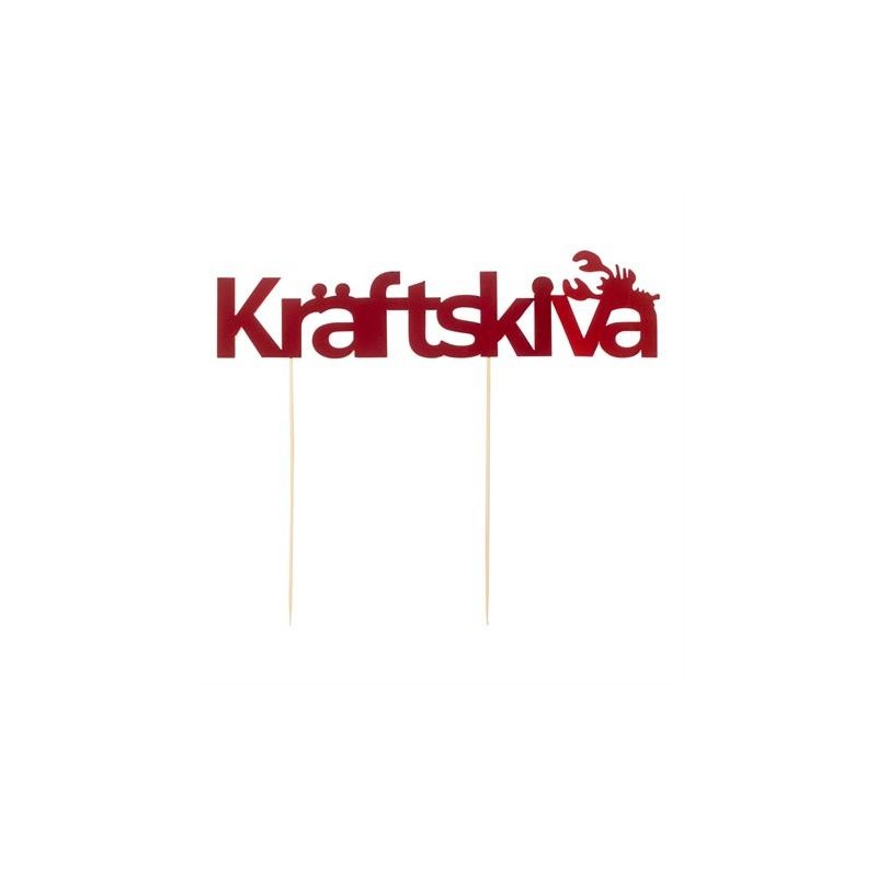 Skylt Kräftskiva Papp Skylt Kräftskiva Papp