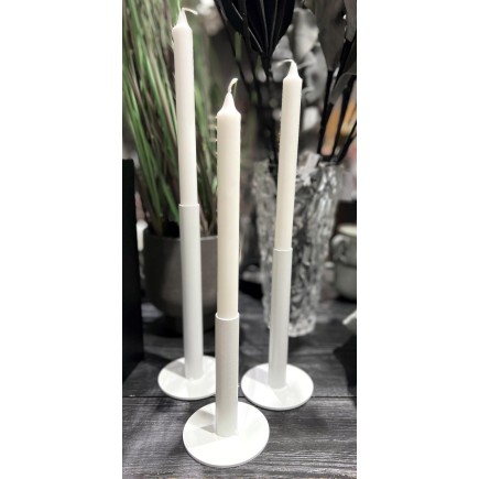 Ljusstake Smide Vit 20 cm