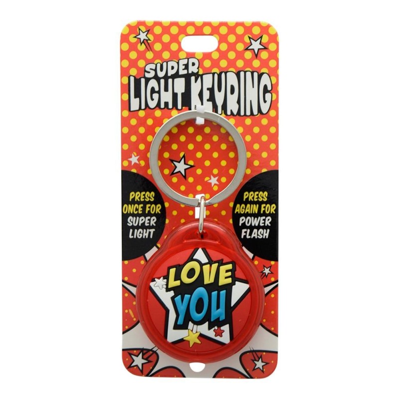 Nyckelring LOVE YOU Super Light Keyring Nyckelring LOVE YOU Super Light Keyring