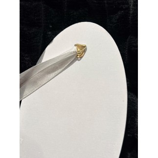 Skylt Vänner Vit 15x8 cm