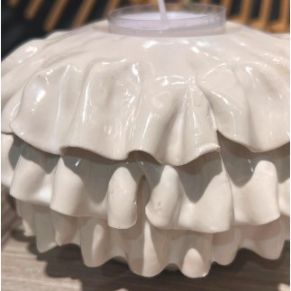 Ljushållare Volang Vit 12 cm