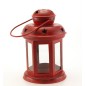 Lykta Röd Metall 15 cm Lykta Röd Metall 15 cm