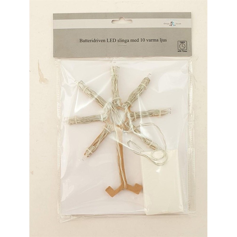 LED-slinga med timer 2,5 m LED-slinga med timer 2,5 m
