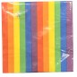 Servetter Regnbåge 33x33cm