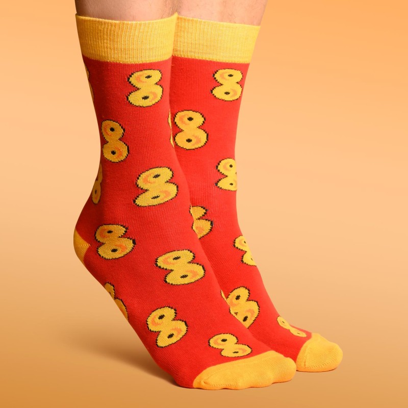 Strumpor Lussebullar Röda stl 36-40 Strumpor Lussebullar Röda stl 36-40