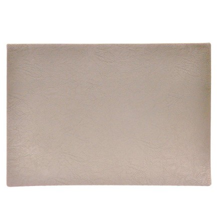 Underlägg Läderlook Beige Tablett 43x30 cm