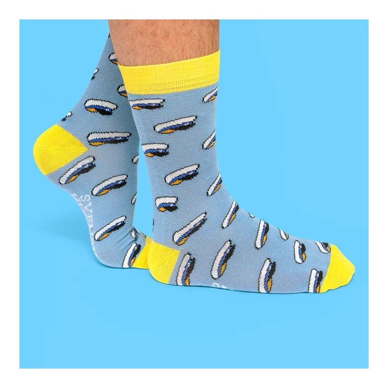 Strumpor Student Blå stl 36-40