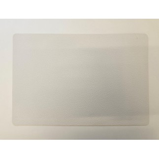 Underlägg Läderlook Vitt/Svart