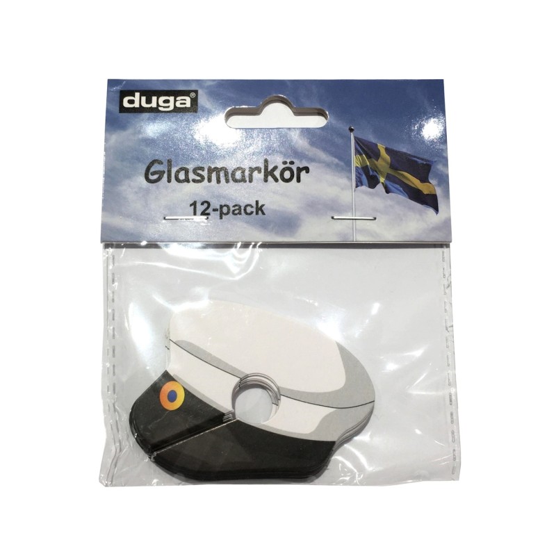Glasmarkör Student Papp 12-pack Glasmarkör Student Papp 12-pack