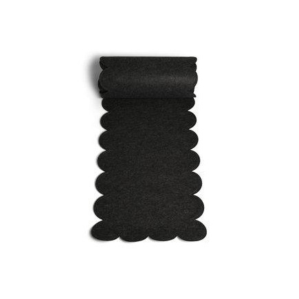 Löpare Duk Mörkgrå Filt 150x35 cm