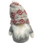 Tomte Luva Grå/Röd mönstrad 13 cm Tomte Luva Grå/Röd mönstrad 13 cm