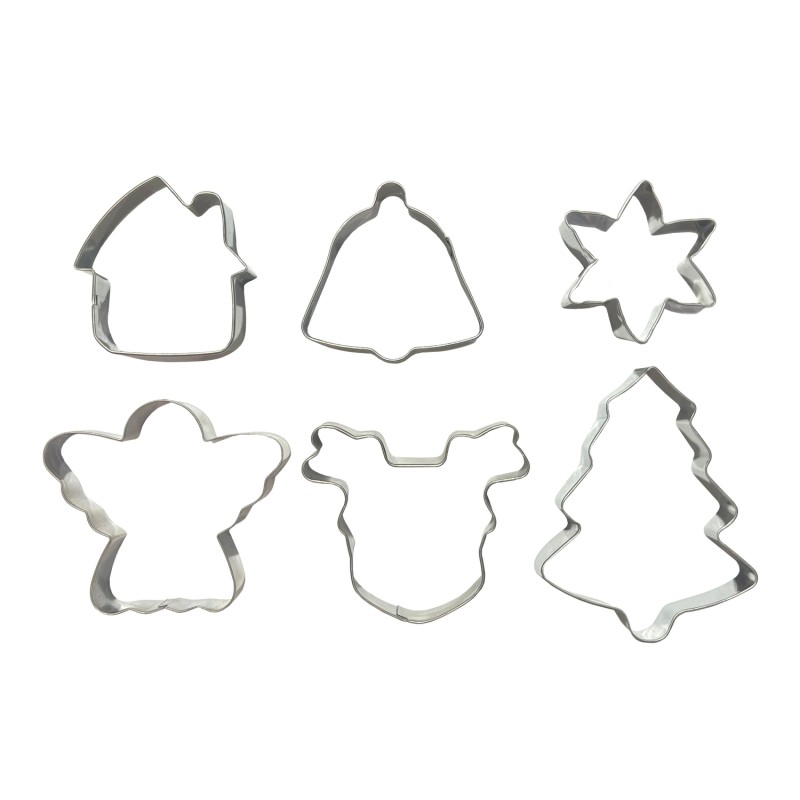 Pepparkaksformar 6 delar 