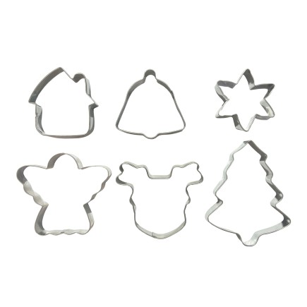 Pepparkaksformar 6 delar 