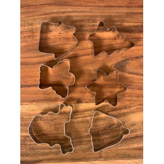 Pepparkaksformar 6 delar 